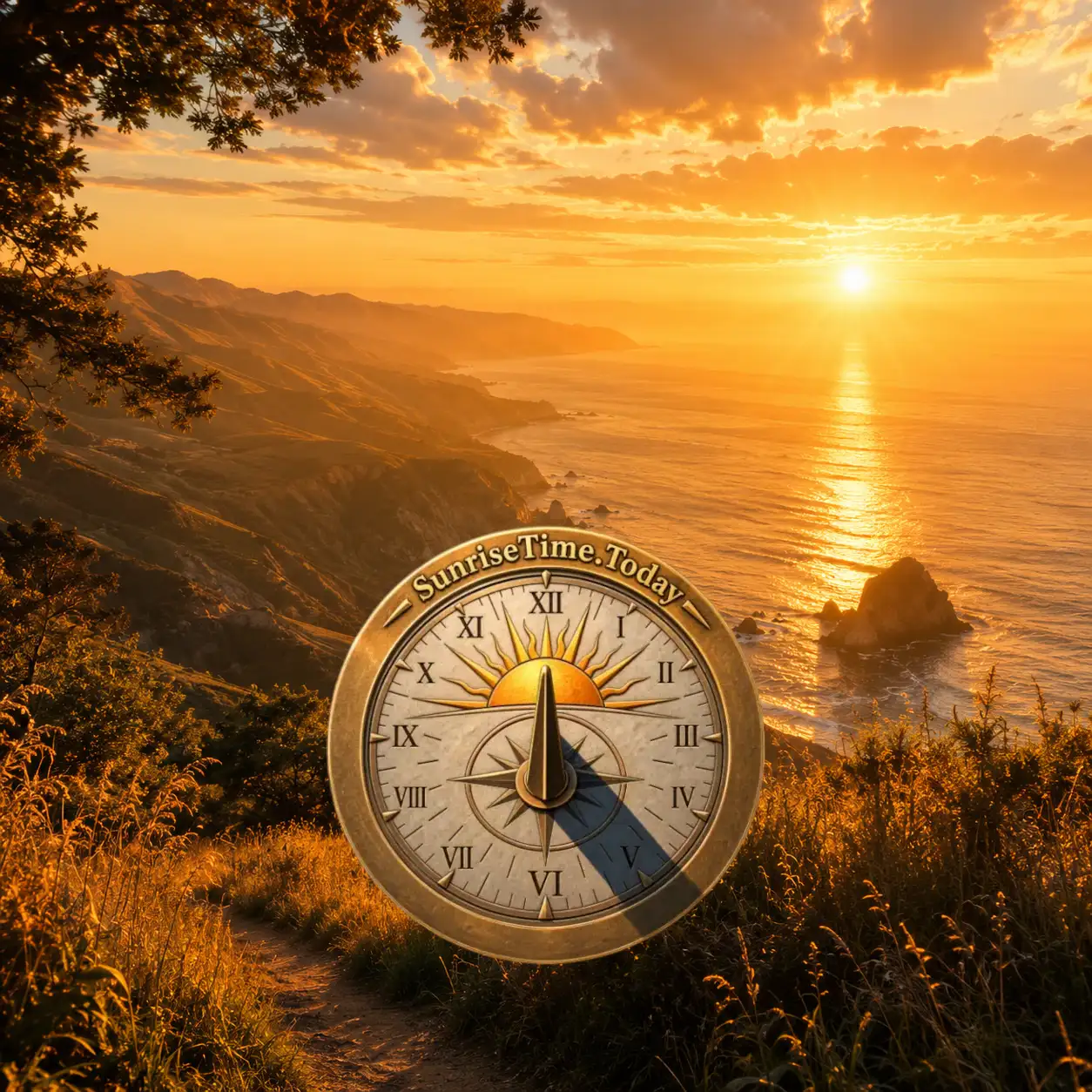 Sunrise and sunset times